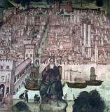Bernardino Lanzani: veduta di Pavia
